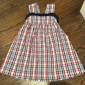 Red White and Blue Toddler Dress